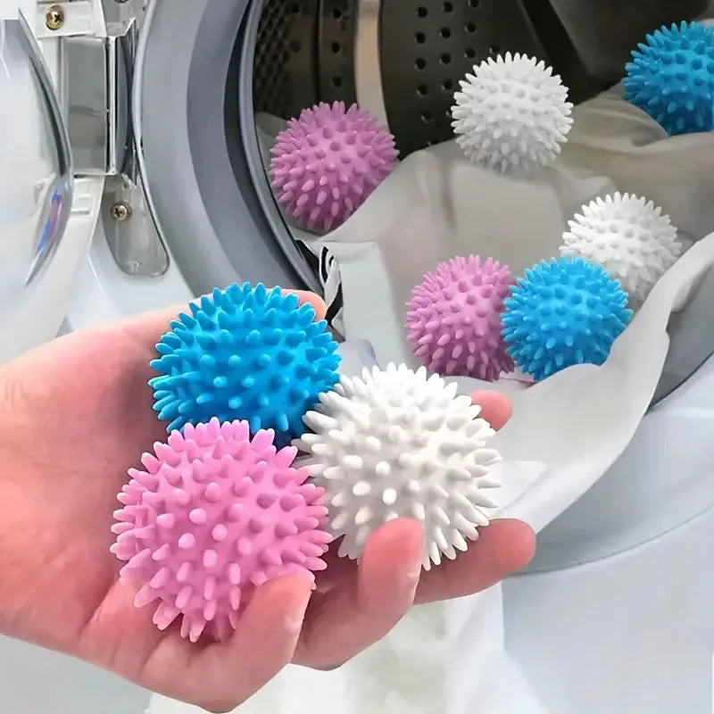 1-12pcs Laundry Balls Anti-Winding Magic Laundry Balls Drying Cleaning Ball Reusable Household Washing Machine Clothes Softener
