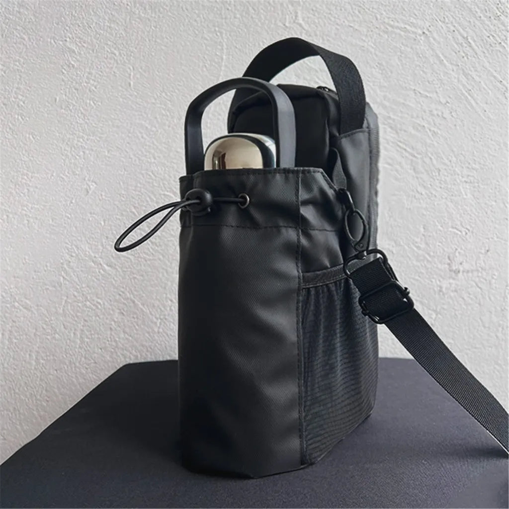 Magnetic Gym Bag Large Capacity Magnetic Carrier Bag With Phone Pocket Portable Gym Water Bottle Pouch Gym Accessories Organizer