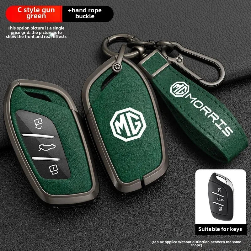 Luxury Car Key Case For 2021 Model New Crown 5 Key Cover Shell Second Generation MG5 For MG 4 2023 Mg4 Ev MG HS GT ZS EV ZX MG6
