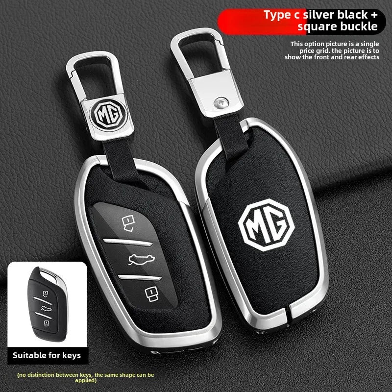Luxury Car Key Case For 2021 Model New Crown 5 Key Cover Shell Second Generation MG5 For MG 4 2023 Mg4 Ev MG HS GT ZS EV ZX MG6
