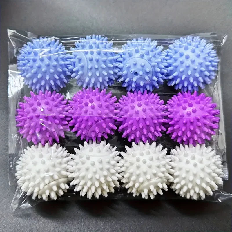 1-12pcs Laundry Balls Anti-Winding Magic Laundry Balls Drying Cleaning Ball Reusable Household Washing Machine Clothes Softener