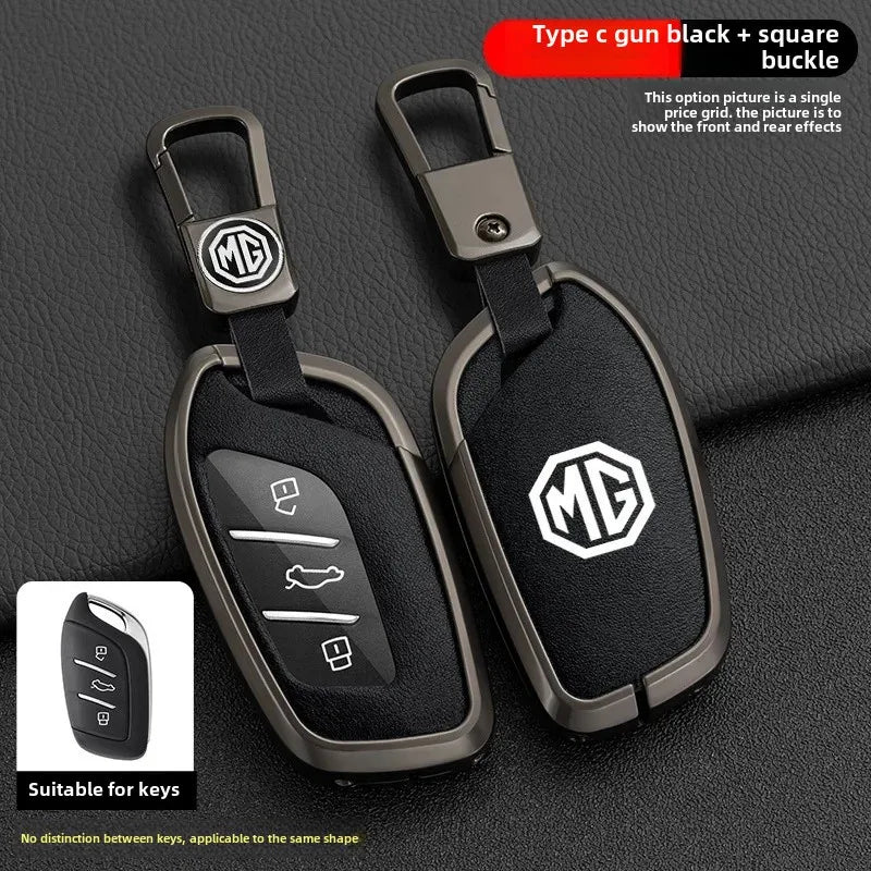 Luxury Car Key Case For 2021 Model New Crown 5 Key Cover Shell Second Generation MG5 For MG 4 2023 Mg4 Ev MG HS GT ZS EV ZX MG6