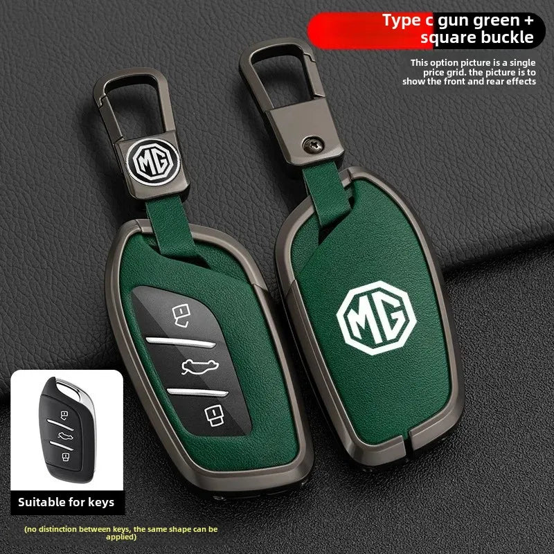 Luxury Car Key Case For 2021 Model New Crown 5 Key Cover Shell Second Generation MG5 For MG 4 2023 Mg4 Ev MG HS GT ZS EV ZX MG6