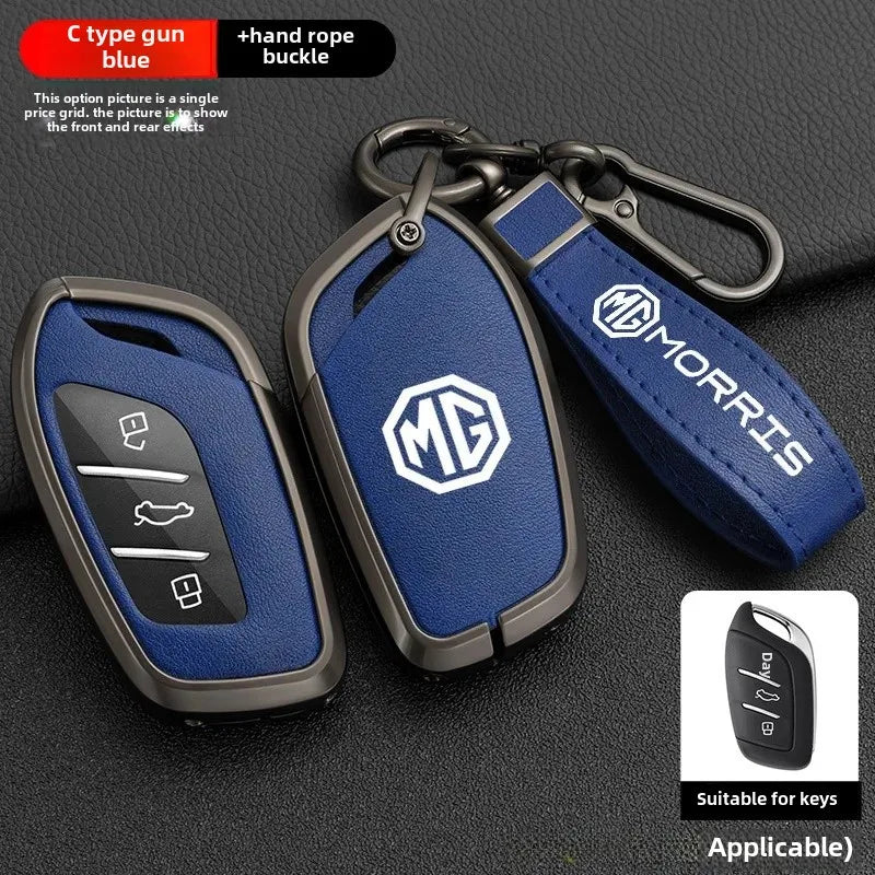 Luxury Car Key Case For 2021 Model New Crown 5 Key Cover Shell Second Generation MG5 For MG 4 2023 Mg4 Ev MG HS GT ZS EV ZX MG6