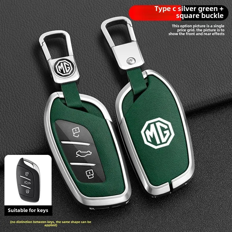 Luxury Car Key Case For 2021 Model New Crown 5 Key Cover Shell Second Generation MG5 For MG 4 2023 Mg4 Ev MG HS GT ZS EV ZX MG6