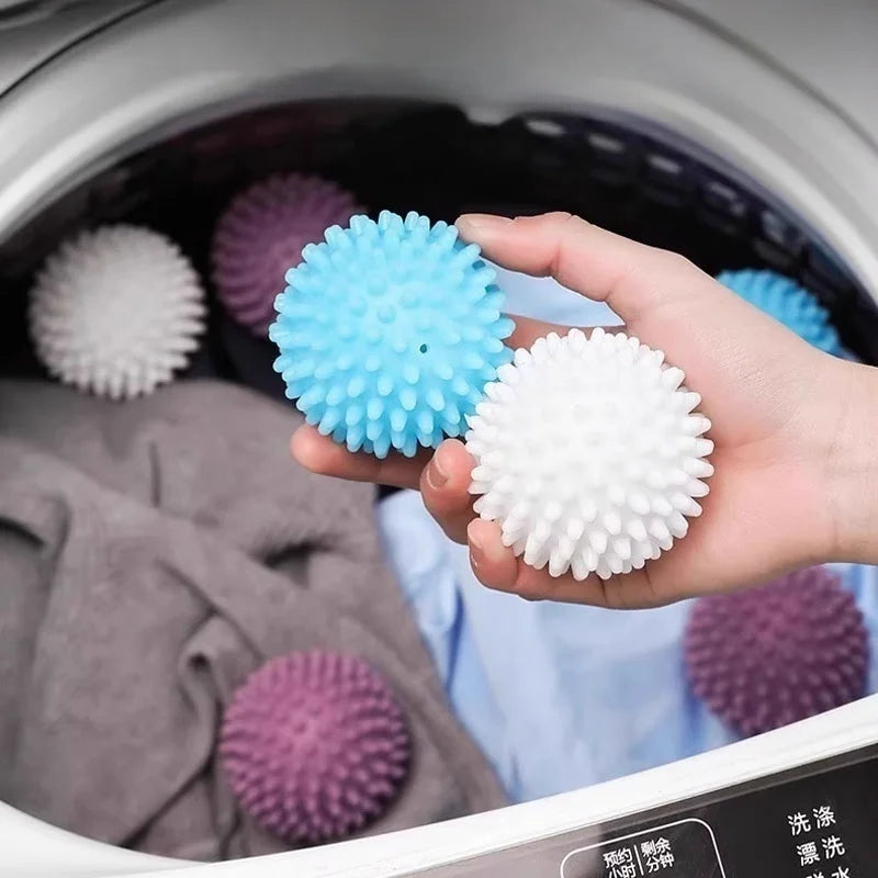 1-12pcs Laundry Balls Anti-Winding Magic Laundry Balls Drying Cleaning Ball Reusable Household Washing Machine Clothes Softener