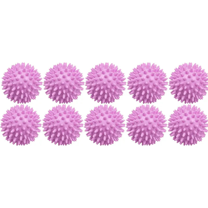 1-12pcs Laundry Balls Anti-Winding Magic Laundry Balls Drying Cleaning Ball Reusable Household Washing Machine Clothes Softener