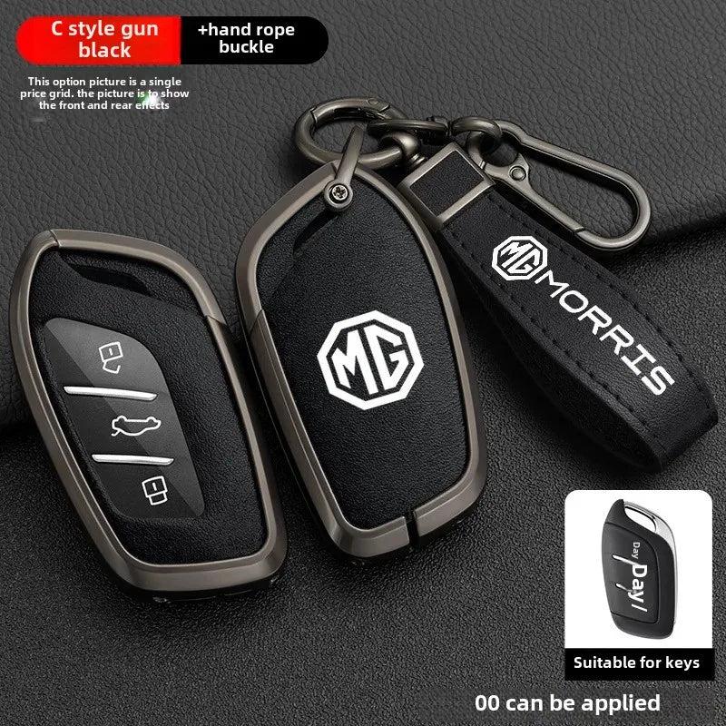 Luxury Car Key Case For 2021 Model New Crown 5 Key Cover Shell Second Generation MG5 For MG 4 2023 Mg4 Ev MG HS GT ZS EV ZX MG6