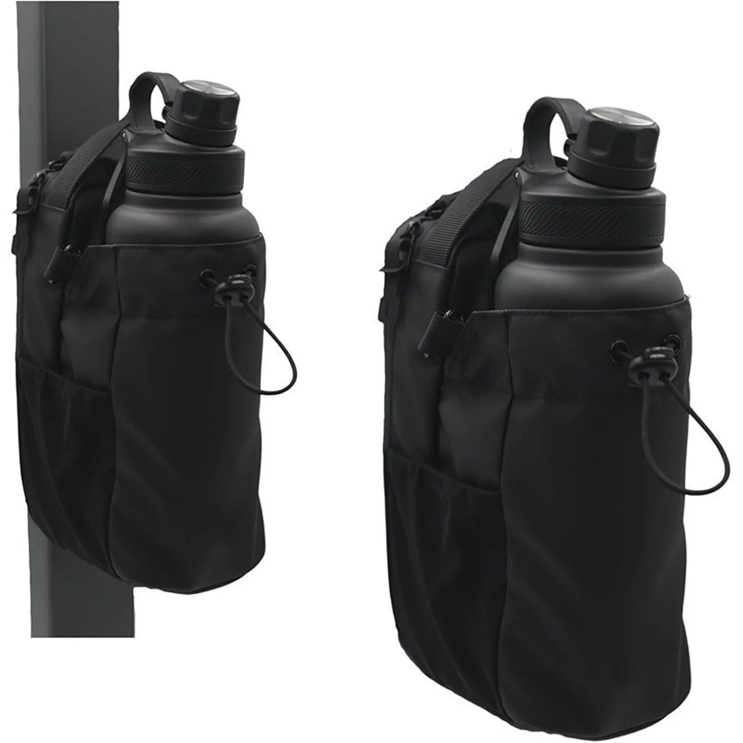 Magnetic Gym Bag Large Capacity Magnetic Carrier Bag With Phone Pocket Portable Gym Water Bottle Pouch Gym Accessories Organizer