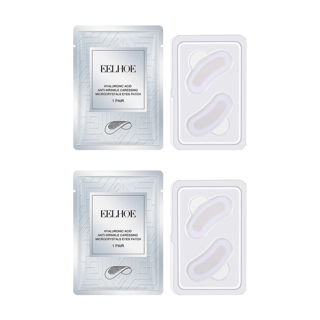 Micro-needle Eye Patch Hyaluronic Acid Anti-Wrinkle Fade Eye Fine Lines Moisturizing 0.25mm Caressing Microcrystals Eyes Patch