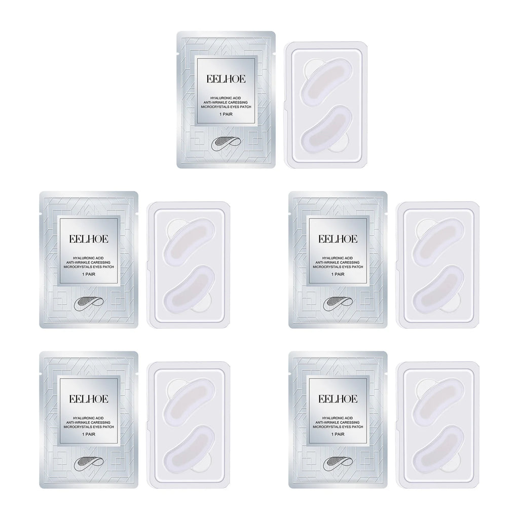 Micro-needle Eye Patch Hyaluronic Acid Anti-Wrinkle Fade Eye Fine Lines Moisturizing 0.25mm Caressing Microcrystals Eyes Patch
