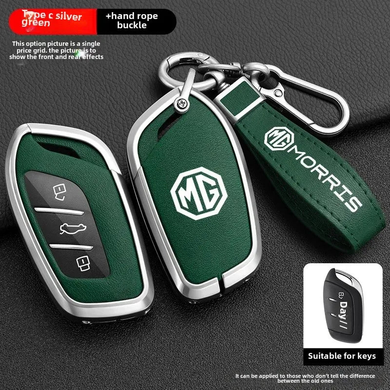Luxury Car Key Case For 2021 Model New Crown 5 Key Cover Shell Second Generation MG5 For MG 4 2023 Mg4 Ev MG HS GT ZS EV ZX MG6