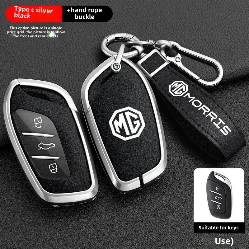 Luxury Car Key Case For 2021 Model New Crown 5 Key Cover Shell Second Generation MG5 For MG 4 2023 Mg4 Ev MG HS GT ZS EV ZX MG6