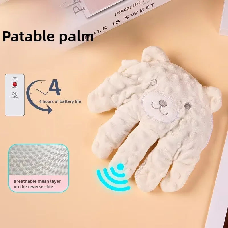 Newborn Baby Sleep Aid Palm Pillow Baby Soothing Palm Imitating Mom's Hand - Gently Patting the Palm Baby Sleep Mat