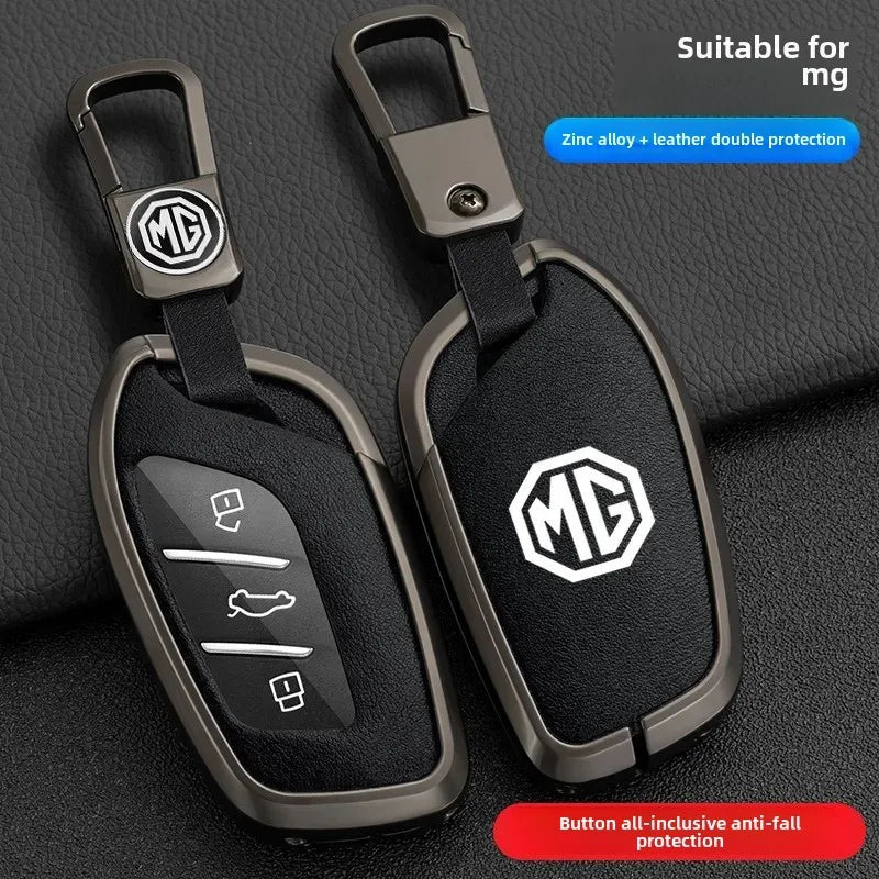 Luxury Car Key Case For 2021 Model New Crown 5 Key Cover Shell Second Generation MG5 For MG 4 2023 Mg4 Ev MG HS GT ZS EV ZX MG6