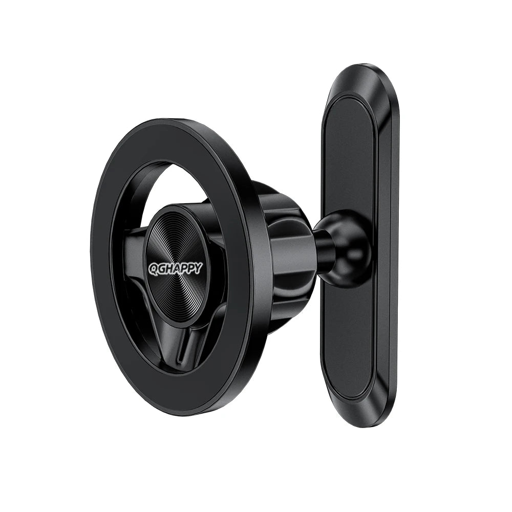 MagSafe Magnetic Phone Holder Double-Sided Strong Magnetic Stand 360° Rotating Anti Shake Metal Phone Mount for Golf Cart Gym